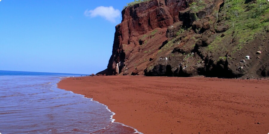 Rábida Island's Red Sand Beach