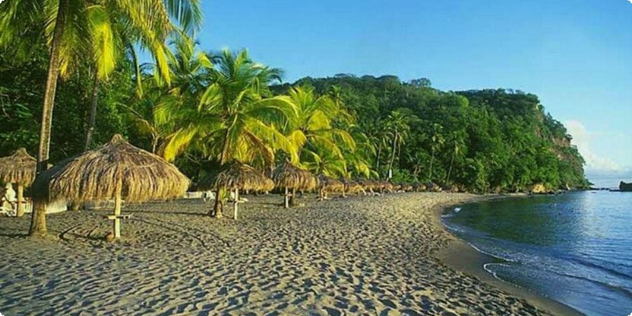 Heavenly Beaching in Saint Lucia