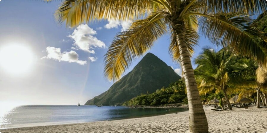 Heavenly Beaching in Saint Lucia