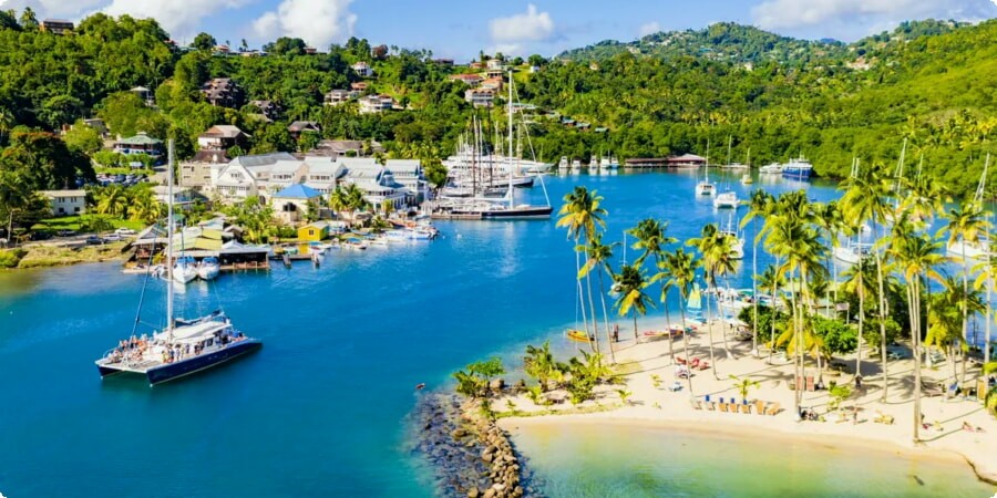 Heavenly Beaching in Saint Lucia