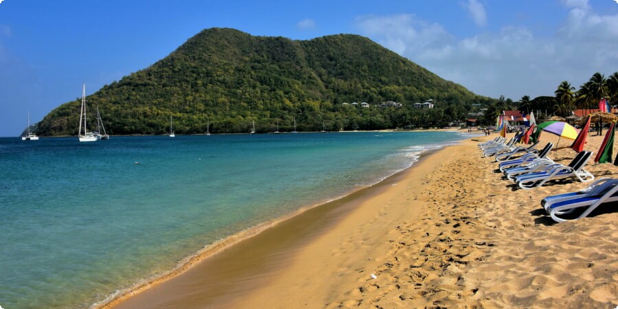 Heavenly Beaching in Saint Lucia