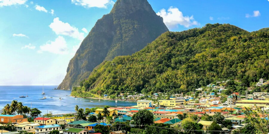 Heavenly Beaching in Saint Lucia