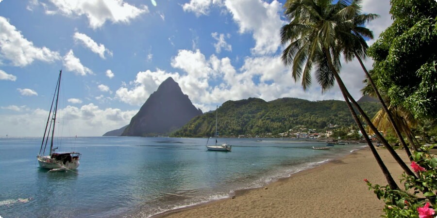 Heavenly Beaching in Saint Lucia