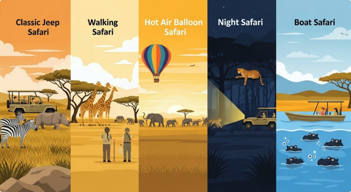 Types of Safari Types of Safari