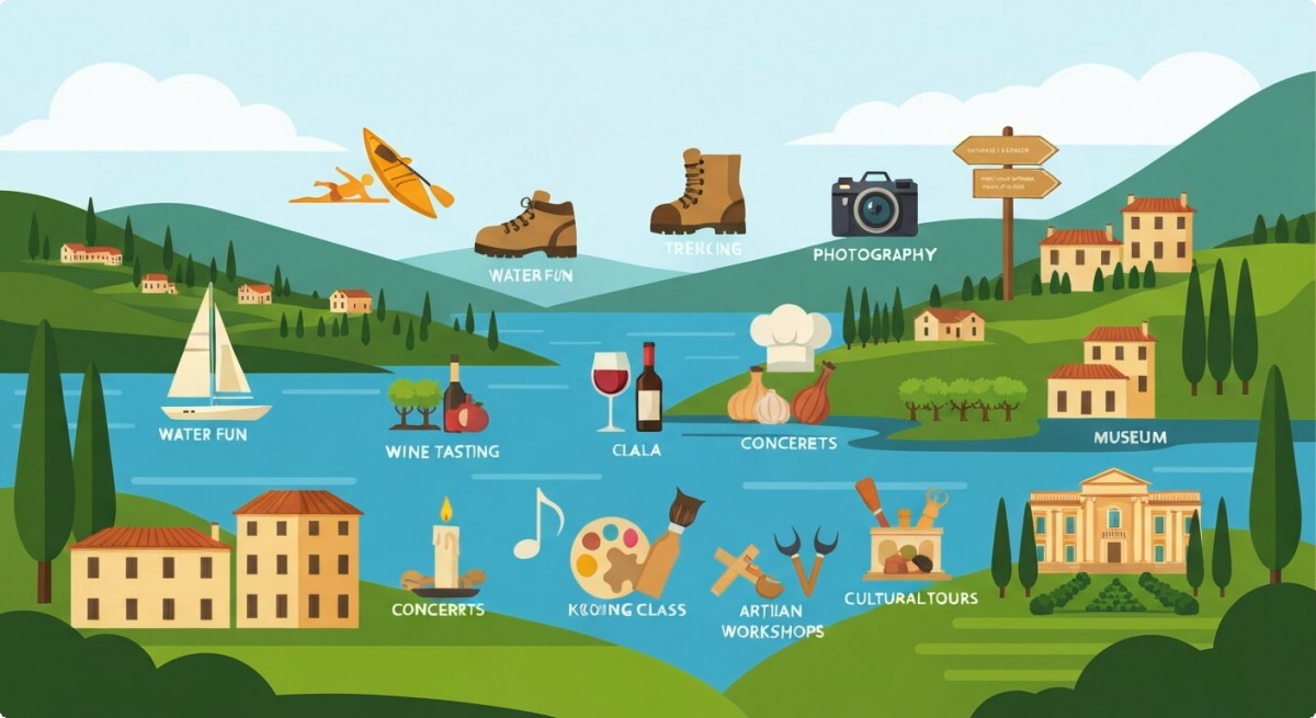 Aktiviteter vid Comosjön Aktiviteter vid Comosjön